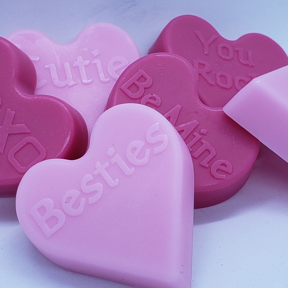 Valentines Day Soaps (6 Hearts)